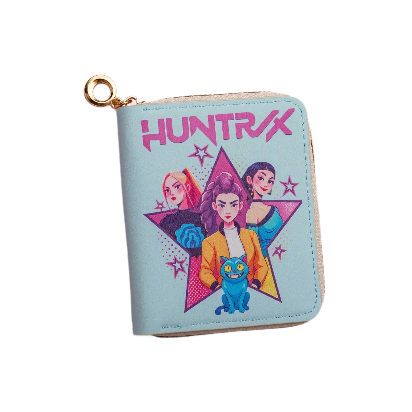 KPop Demon Hunters PU Women’s Wallet — Cartoon Coin & Card Holder, Portable Cute Rumi, Mira, Zoey Fan Gift Toy for Christmas