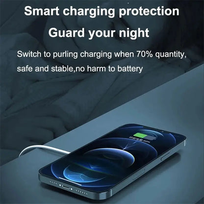 Fast Charging Magnetic Wireless Charger Stand for iPhone 15 14 13 12 Pro Max & Airpods - PD Macsafe Phone Chargers Dock Station