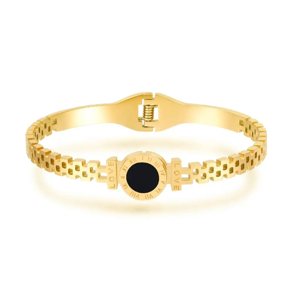 Men's & Women's Fashion Roman Digital Watch – Stainless Steel Bracelet for Travel, Banquet, Party & Gifts