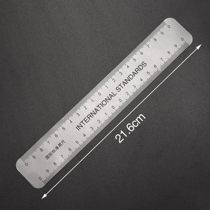Universal Semi-Permanent Makeup Guide Ruler — Eyebrow Stencil Template for Brow Shaping & Styling