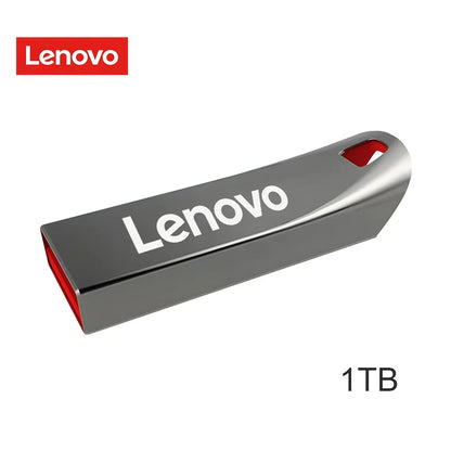 Original Lenovo 2TB USB 3.1 Pendrive – Metal 2-in-1 OTG Flash Drive for Phone & Computer (128GB, 512GB, 1TB, 2TB)