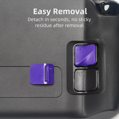 4PCS Back Button Enhancement Set for Steam Deck – Grip Improvement & Button Protection Kit for OLED & LCD Console