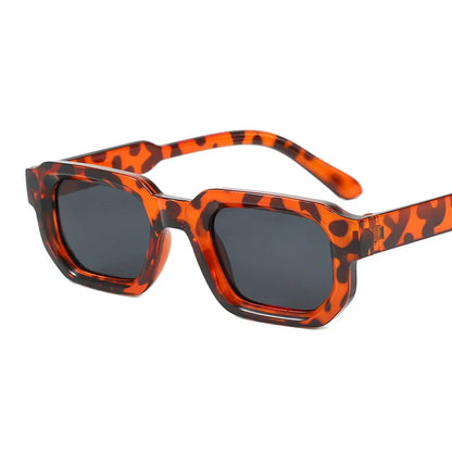 Vintage Rectangle Sunglasses for Men & Women – Retro UV400 Luxury Brand Design Eyewear