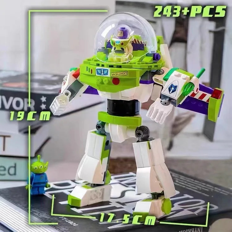 Buzz Lightyear Mecha Action Figure - Pixar Toy Story Desktop Collectible Gift