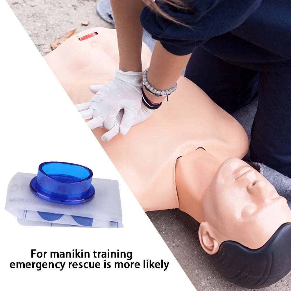 Disposable First Aid Breathing Respirator – Portable CPR Resuscitation Mask for Emergency Artificial Respiration