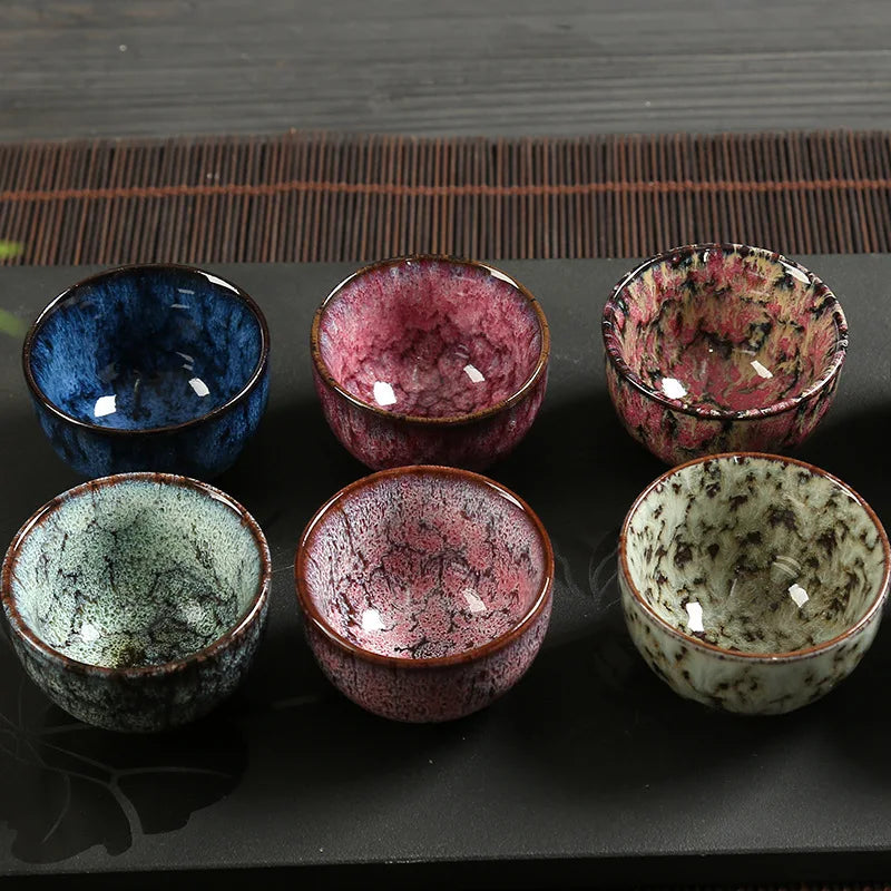 Mini Ceramic Tea Bowl – Kiln Glazed Chinese Kung Fu Teacup for Tea or Espresso