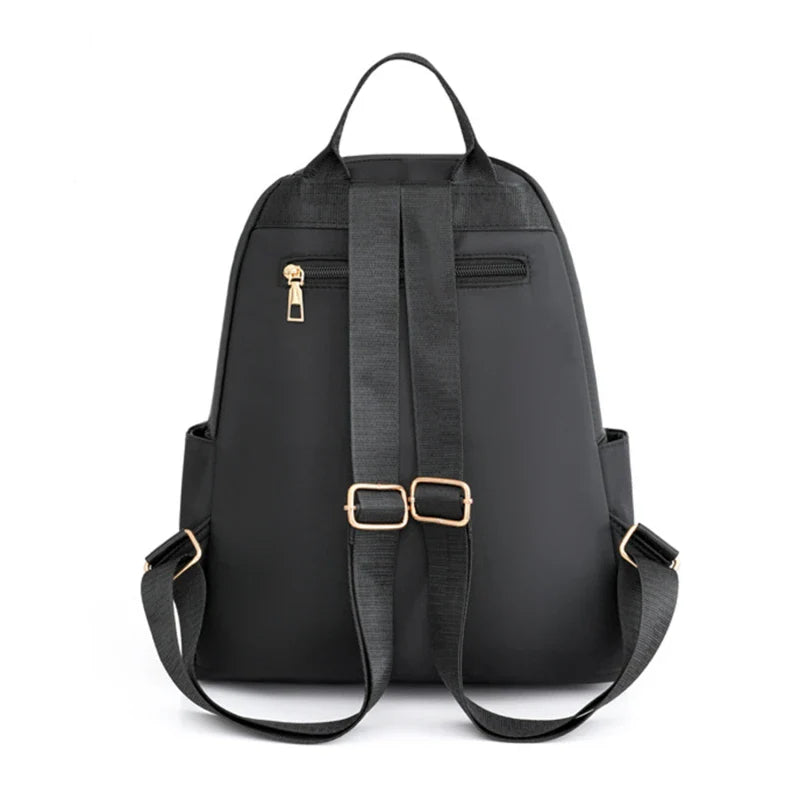 High-Quality Nylon Women's Backpack - Large Capacity, Versatile and Casual Travel Shoulder Bag for Teens