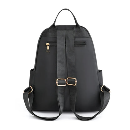High-Quality Nylon Women's Backpack - Large Capacity, Versatile and Casual Travel Shoulder Bag for Teens