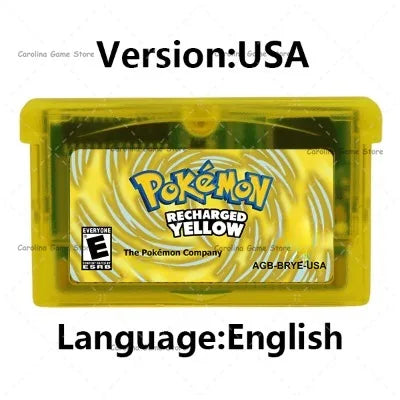 GBA 32-Bit Game Cartridge | Pokemon Series Yellow Sword Shield Arceus Legend Console Card