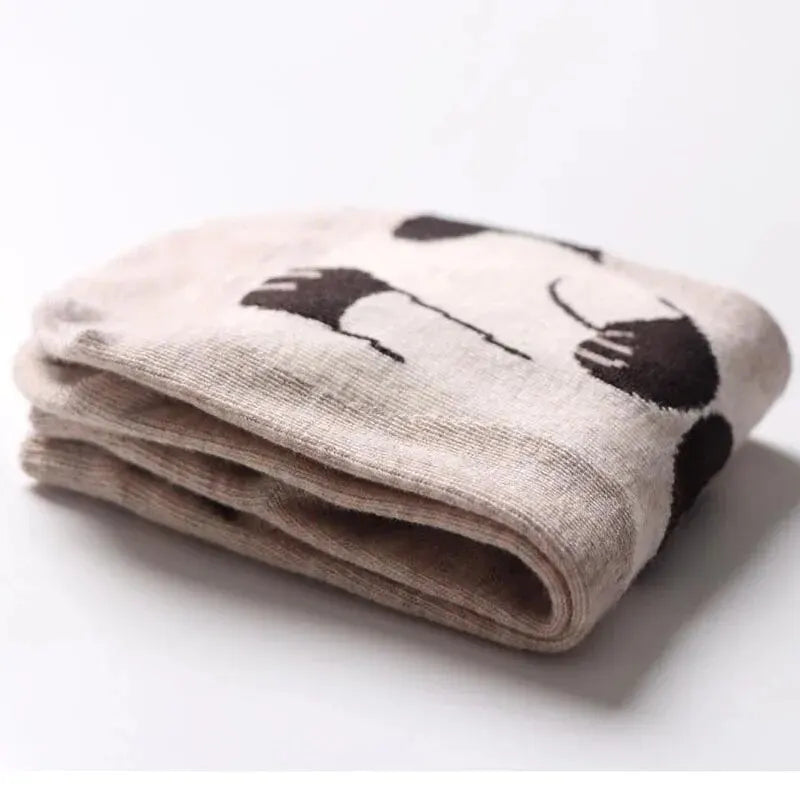 5 Pairs Women's Cute Cartoon Cat Ankle Socks - Breathable & Stylish for Everyday Wear