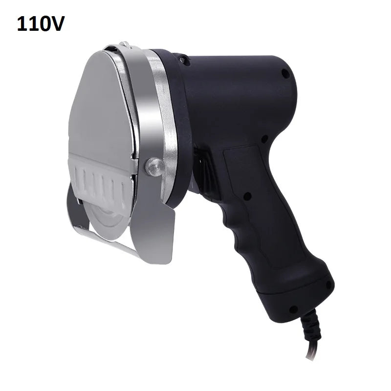 110V/220V Electric Kebab Slicer – Handheld Meat Cutter with Dual Blades for BBQ and Roast Meat