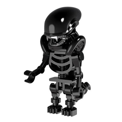 Super Heroes Model Figure Blocks – Invisible Predator vs Alien Jungle Killer Construction Toy for Children