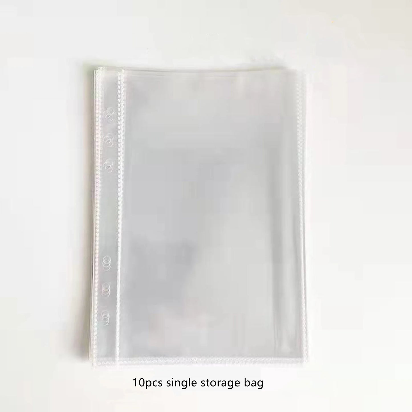 Candy Color A5 PU Leather Binder – Cute Kpop Photocard Album & Loose-Leaf Photo Card Storage Book