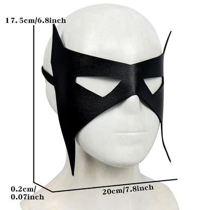 Bulex Nightwing Cosplay Costume – Adult Bat Superhero Outfit with Eye Mask for Halloween & Masquerade