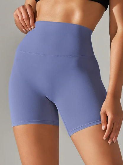 Women High Waist Yoga Legging Shorts - Squat Proof Quick Dry Fitness Cycling Shorts for Gym Workout & Sports
