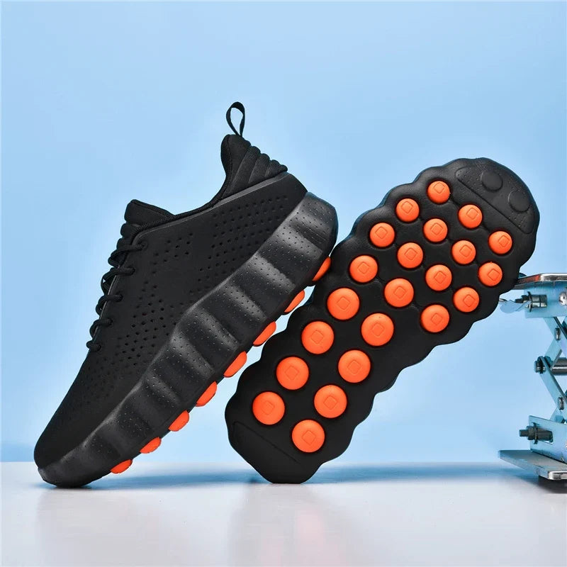 ClaWave Unisex Running Shoes - Breathable Knit Cushion Non-Slip Walking & Sports Sneakers