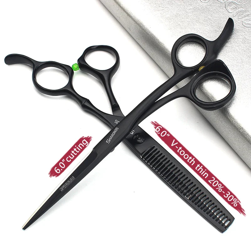 SHARONDS Professional Hairdressing Scissors – 440C Japanese Steel Barber Shears for Salon & Home Use