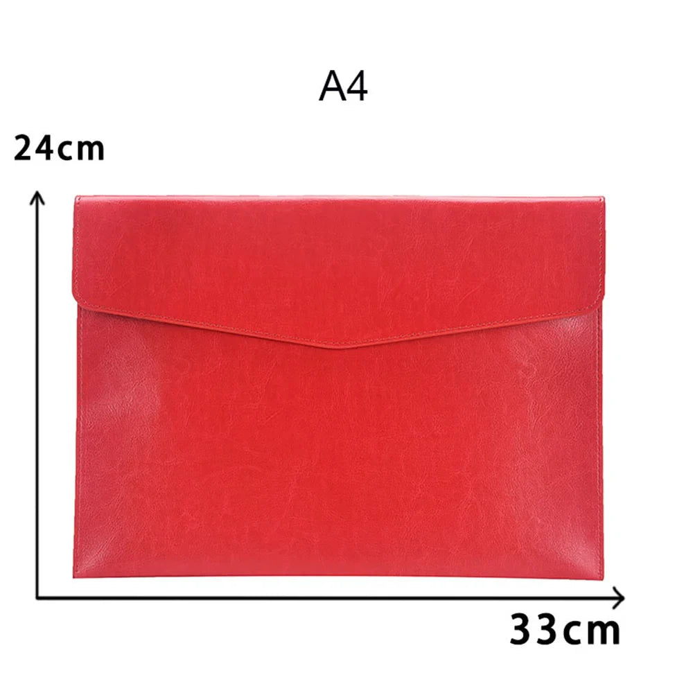 Leather Document Organizer – File Folder, Passport & Card Holder, School & Contract File Bag