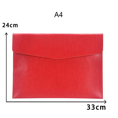 Leather Document Organizer – File Folder, Passport & Card Holder, School & Contract File Bag