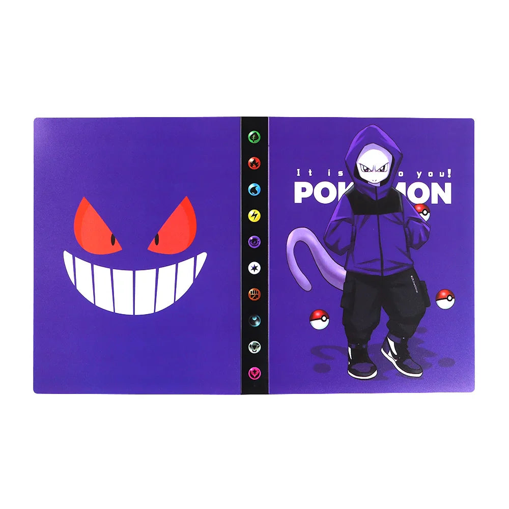 Charizard 240Pcs Card Album – Anime Card Binder for Mewtwo, Charizard & Collections, Protector Folder Gift