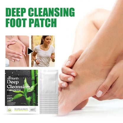 Natural Detox Foot Patches – 10-50PCS/Bag, Herbal Stress Relief, Deep Sleep, and Foot Care Detox Stickers