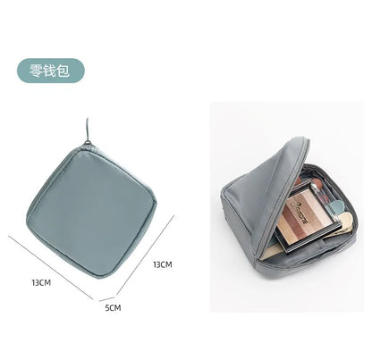 7/8/9/10-Pcs Travel Organizer Set — Portable Packing Cubes for Luggage, Clothes & Shoes, Foldable Storage Bags