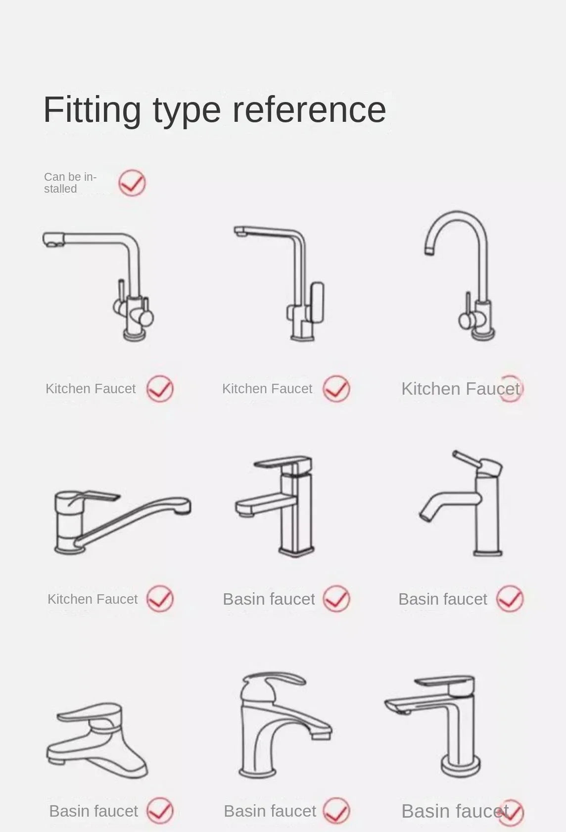 3-Mode Rotating Sink Faucet – 360° Water-Saving Filter Extension for Kitchen