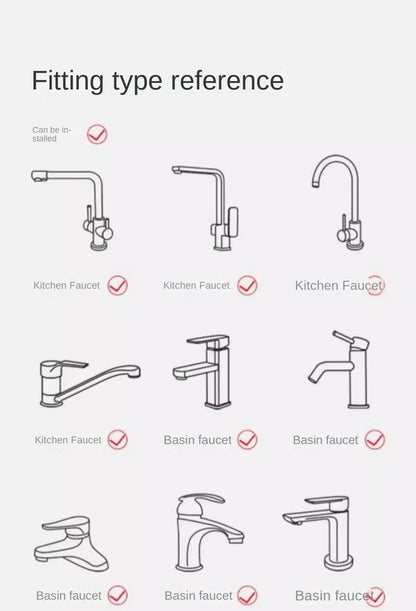 3-Mode Rotating Sink Faucet – 360° Water-Saving Filter Extension for Kitchen