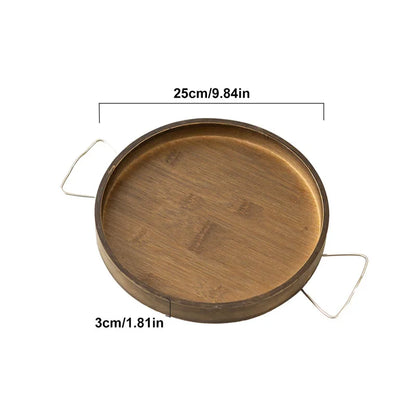 Wooden Sofa Armrest Clip-On Table – Foldable Storage Tray for Couch, TV, Snacks, Tea & Coffee
