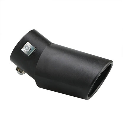 2.5" Stainless Steel Car Exhaust Muffler Tip – Chrome Rear Tail Pipe for Most Vehicles