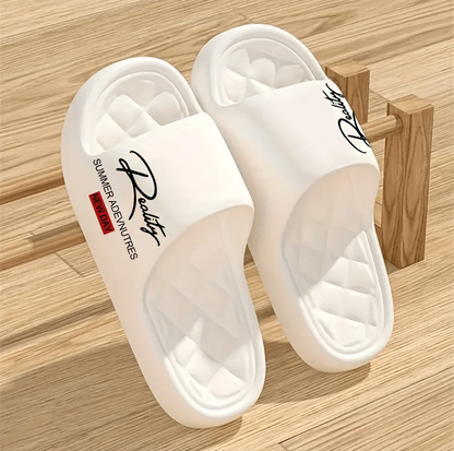 Men’s EVA Summer Slippers – Lightweight Soft Anti-Slip Indoor & Outdoor Casual Home Shoes with Innovative Design