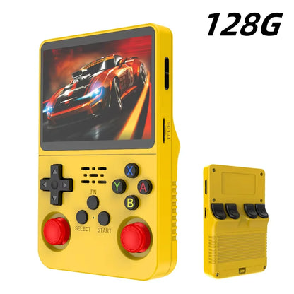 BOYHOM R36S Retro Handheld Game Console – 3.5" IPS, Linux ARKOS, Dual-RAM, 15,000+ Games, 64GB/128GB Portable Pocket Player