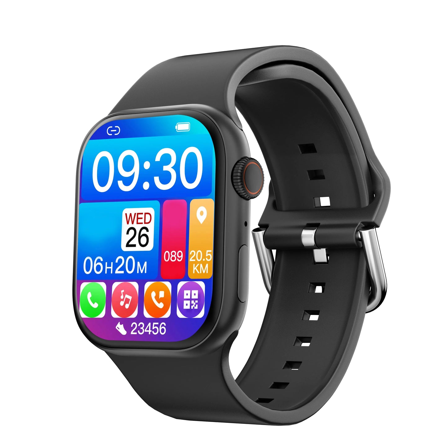 SIMSONLAB Smartwatch — Bluetooth Call, Music & Camera Control, Heart Rate Monitor, Multi-Sport Modes for Men & Women, Android & iOS