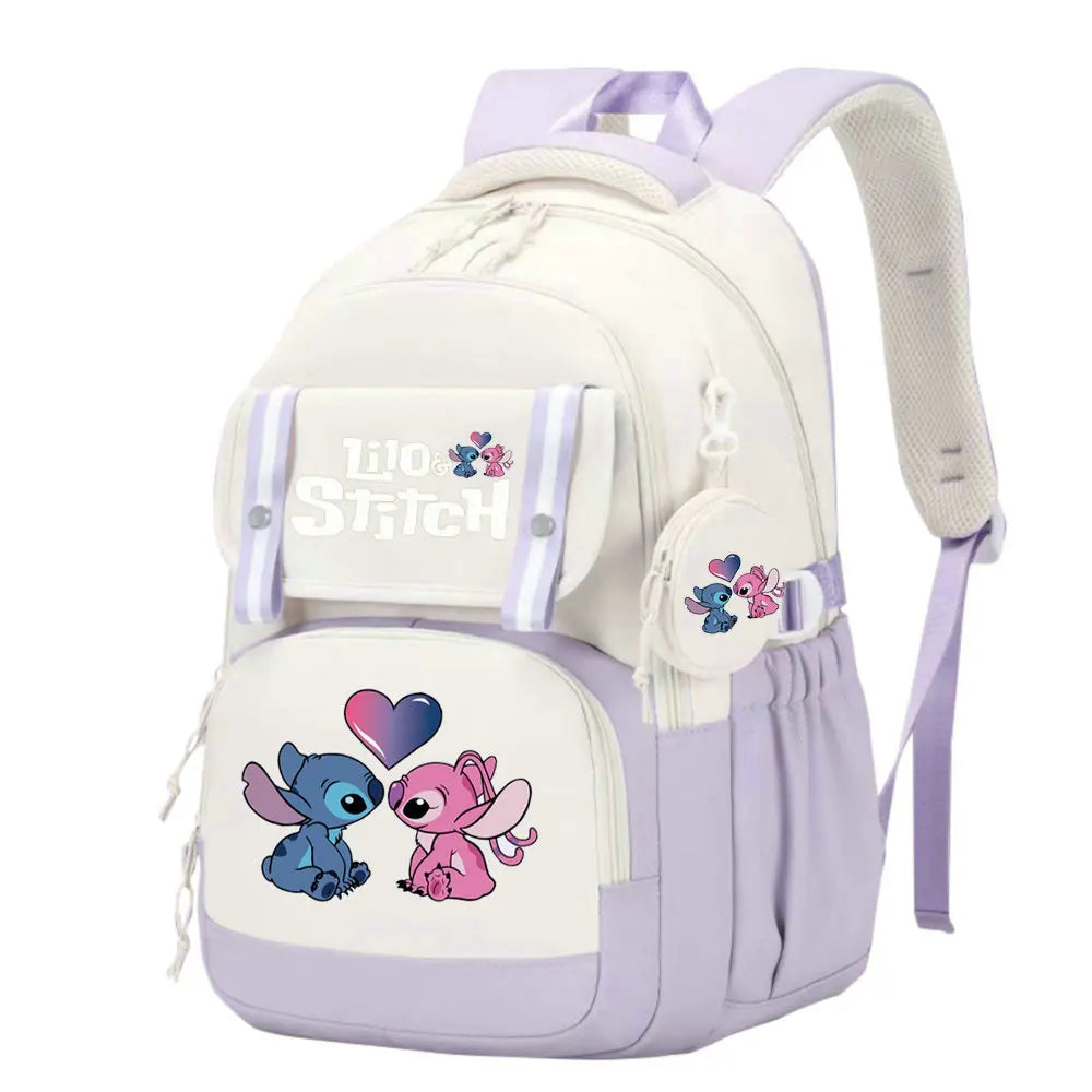 Lilo & Stitch Backpack for Girls – Waterproof School Travel Bookbag for Teens & Women