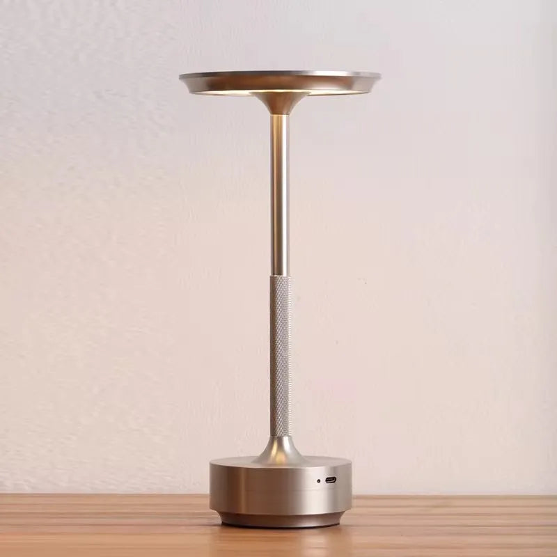 Wireless LED Table Lamp – Rechargeable Touch Sensor Night Light for Restaurant, Hotel & Bedroom Decor