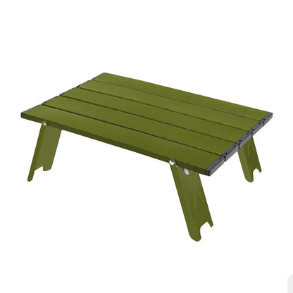WESTTUNE Mini Camping Table – Ultralight Portable Aluminum Folding Table for Backpacking, Picnic & BBQ
