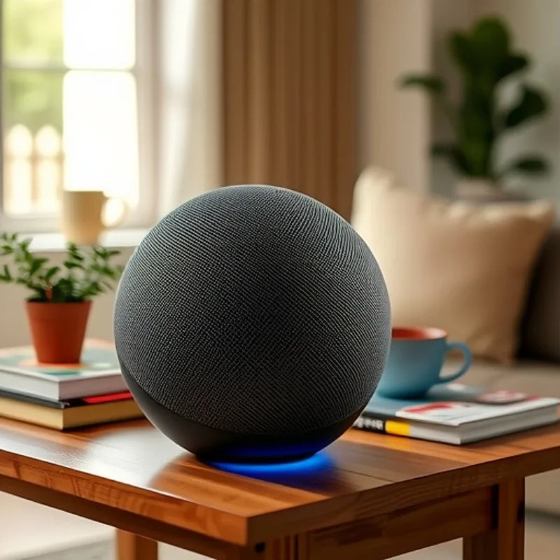 Alaxe Mini Bluetooth Speaker – Wireless Outdoor RGB Spherical Subwoofer for Home & Travel