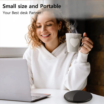 USB Mug Warmer – Electric Coffee & Tea Cup Heater Thermostatic Heating Coaster for Home & Office