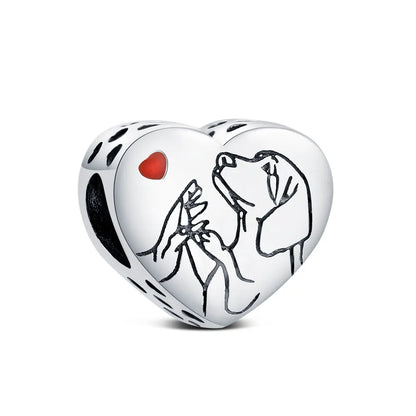925 Sterling Silver Robot & Sea Turtle Charms Pendant — Moon Bead Bracelet Accessory, DIY Fashion Jewelry Gift for Women