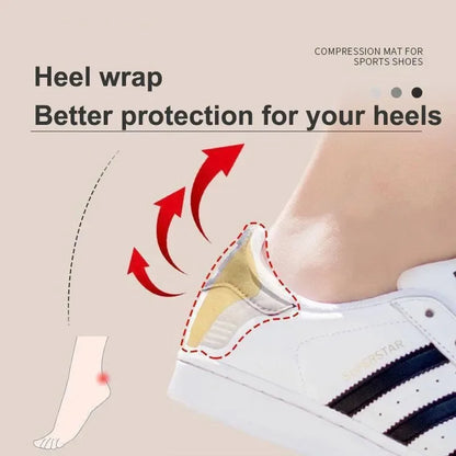Shoe Pads Anti-Wear Heel Insoles – Cushion Foot Care Protector with Adhesive Back Sticker, Unisex Insert Insole