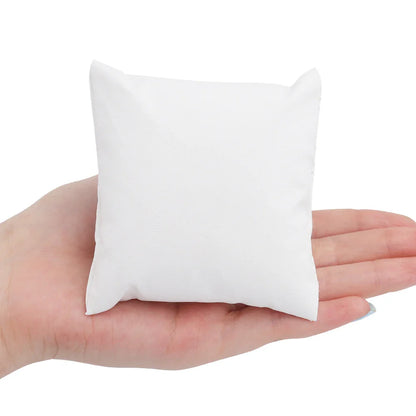 Velvet PU Leather Jewelry Pillow Stand – Organizer for Bracelets, Bangles, Anklets & Watches, Display & Photography Prop