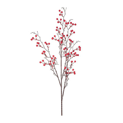 Artificial Holly Plant with Red Berries – Mini Decorative Bonsai for Home, Table, Garden, Festival, Party, Wedding, DIY Gifts
