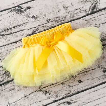Baby Girl Tutu Skirt - Fluffy Multi-Layer Princess Pantskirt for Parties