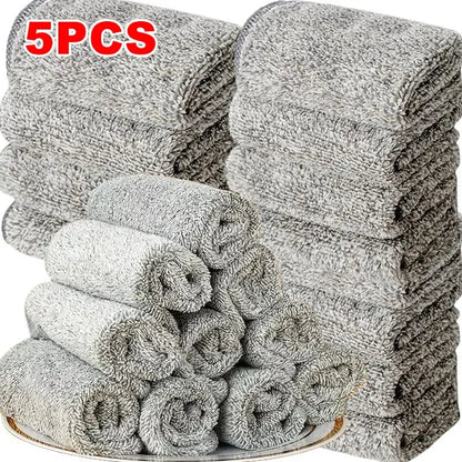 Microfiber Cleaning Cloths – Soft Absorbent Stain-Removing Reusable Towels for Car, Bicycle & Kitchen Cleaning