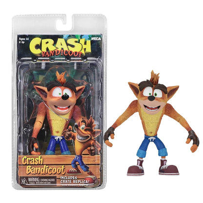Crash Bandicoot Action Figure Toy – N. Sane Trilogy Game Character Collectible Gift