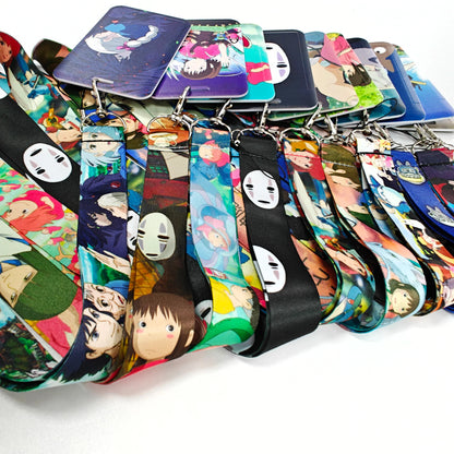 Anime Lanyard Keychain – Animated Mobile Phone & ID Card Holder, DIY Jewelry Accessory Wholesale