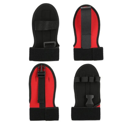 Finger Rehabilitation Training Gloves – Black Hand Support Fixed Therapy Gloves for Fist Strength Recovery & Finger Exercise Aid