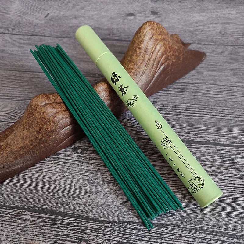 40PCS Natural Sandalwood Incense Sticks – Aromatic Home Fragrance for Blessing Ceremony, Lavender, Green Tea & Rose