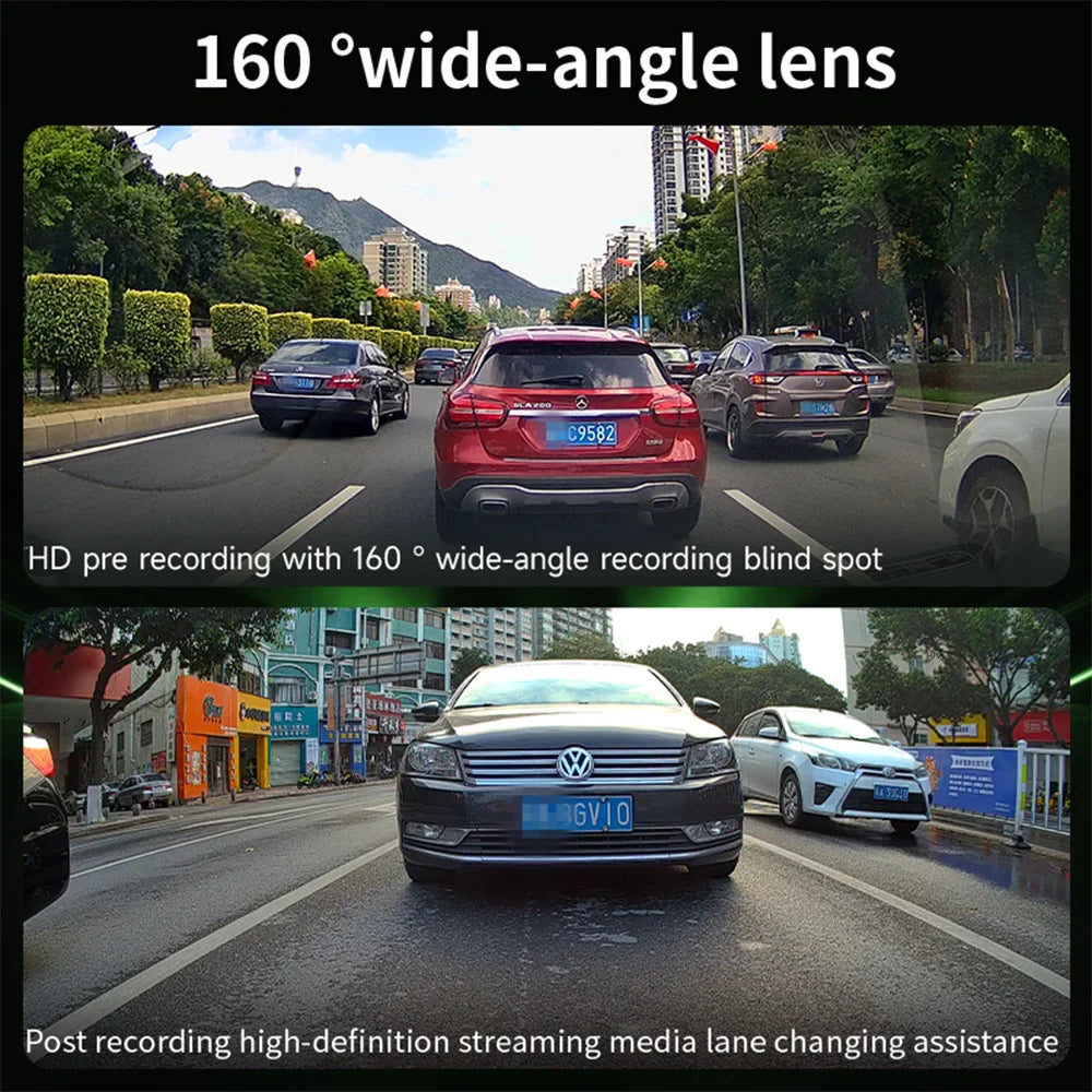 JIUYIN Dual Motorcycle Action Camera – 1080P Front & Rear DVR, Waterproof Dash Cam with WiFi