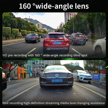 JIUYIN Dual Motorcycle Action Camera – 1080P Front & Rear DVR, Waterproof Dash Cam with WiFi